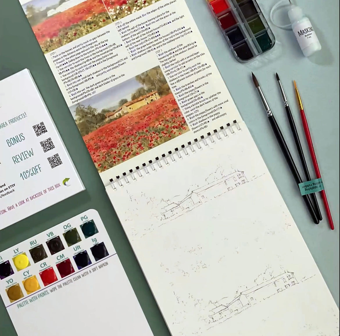 Watercolor kit (France)