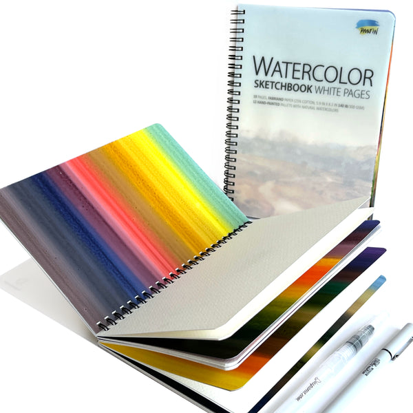 Personalized PaintIN Sketchbook with Blank Pages 300 gsm Suitable for left and right handers. Delivery from the US warehouse