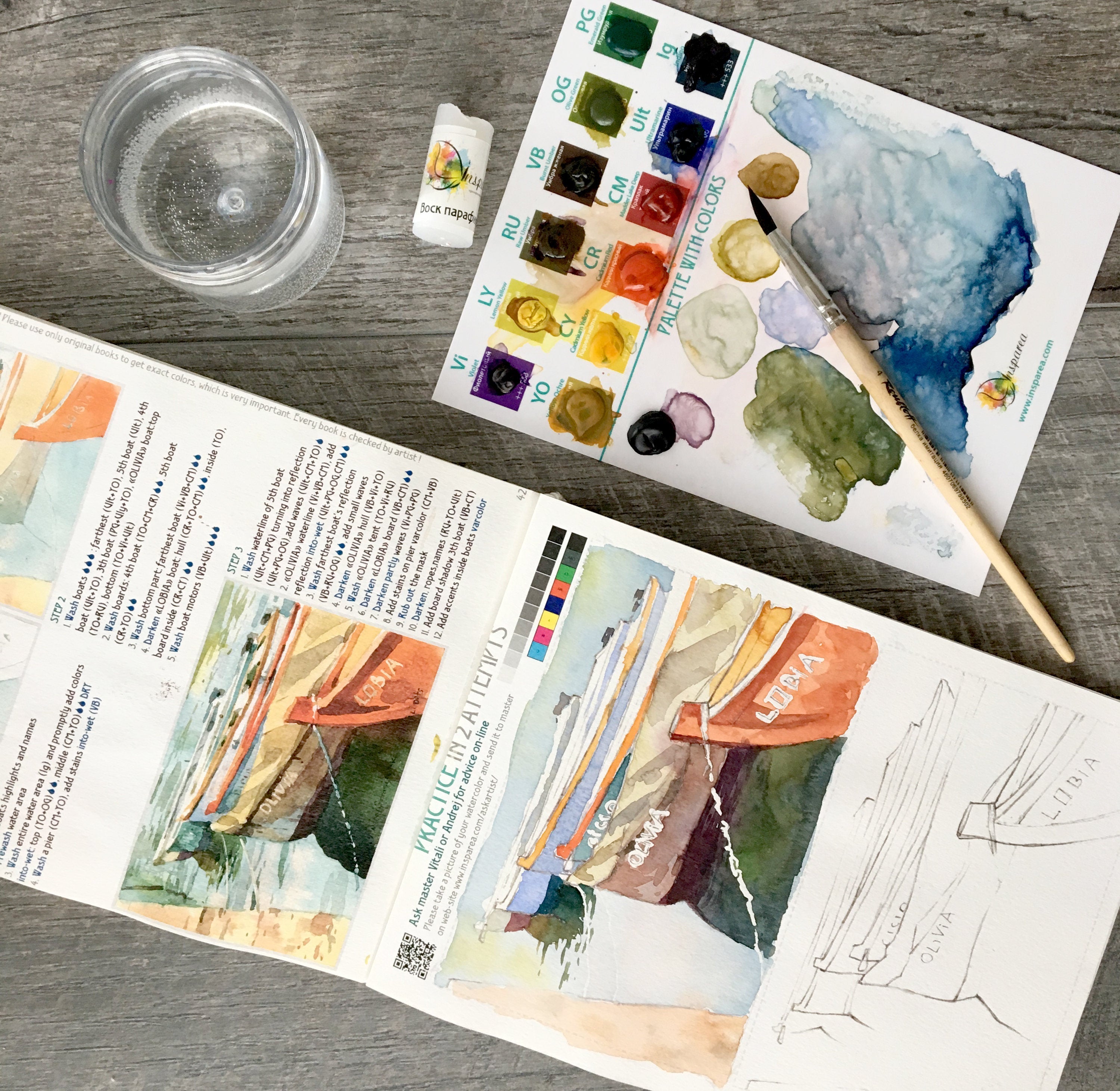 Watercolor kit (Italy)