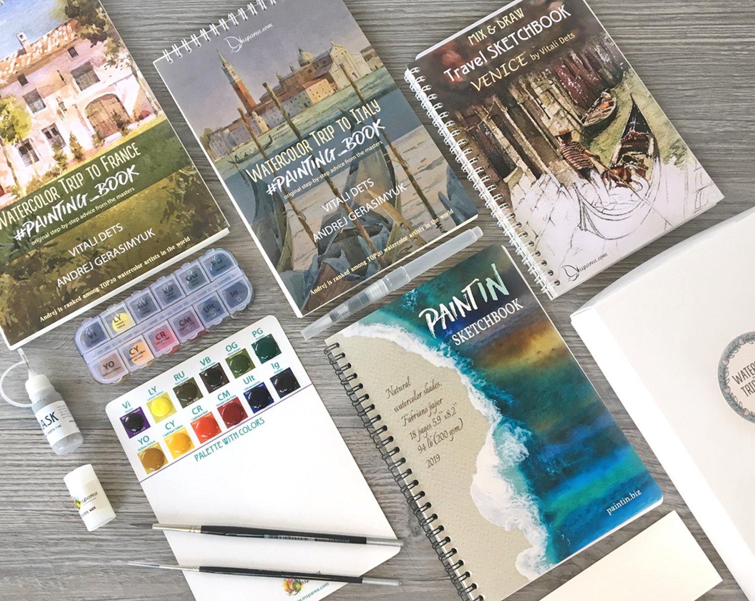 Innovative sketchbook kit Venice –