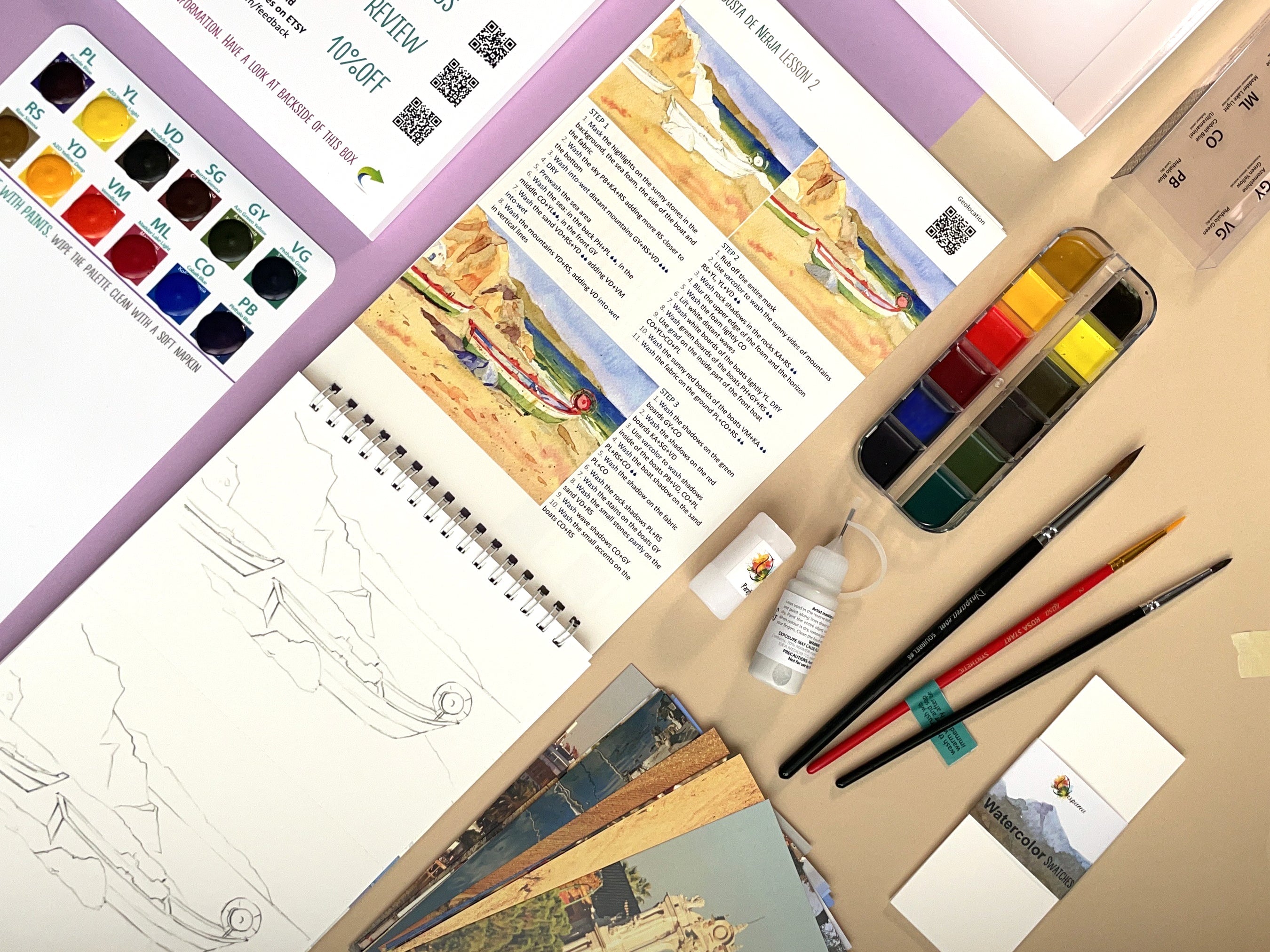 Watercolor kit (Spain)