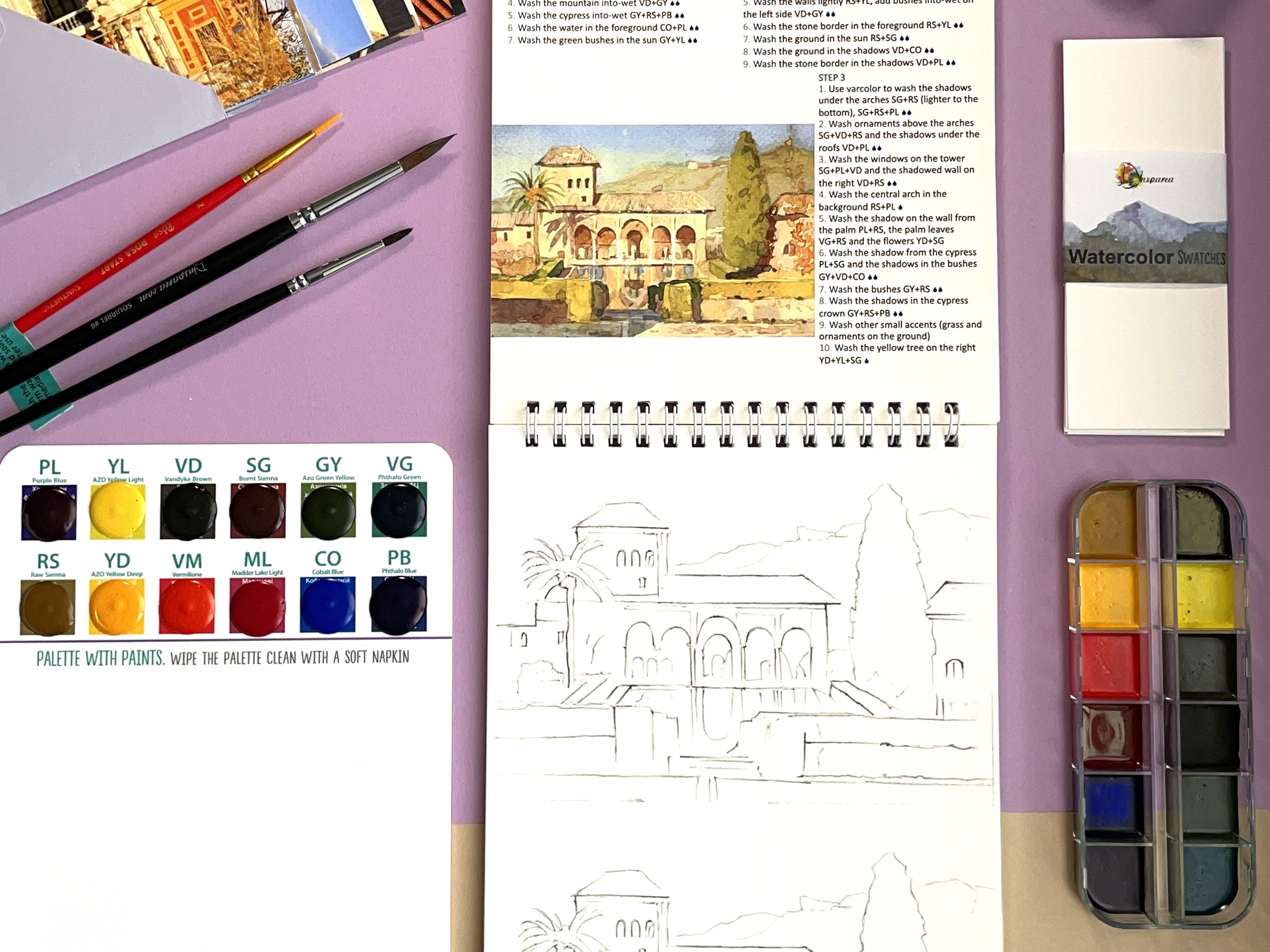 Watercolor kit (Spain)